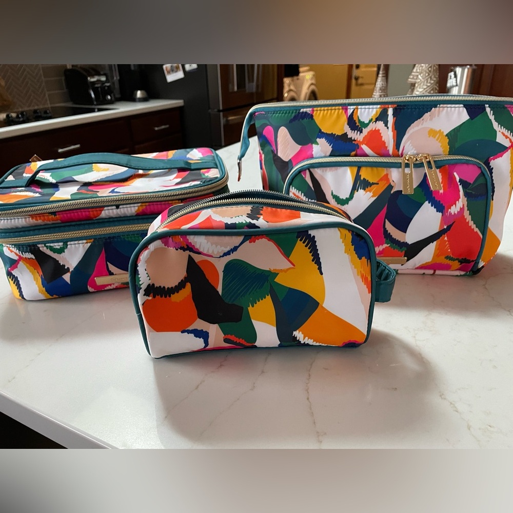 Tartan & Twine makeup bag set of 3.